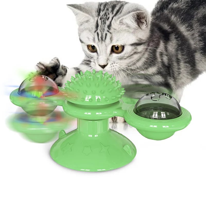 MiauwSpiel | Interaktives Katzenspielzeug Mit LED & Katzenminze