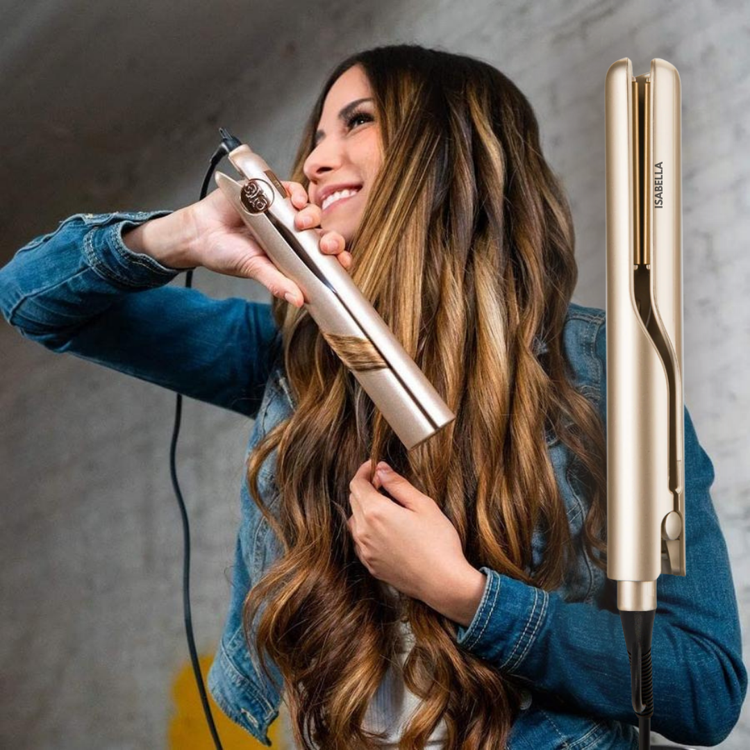 Lockenstab für perfekte Locken | Welleneisen und Warmluftbürste für Salonfrisuren | LockenLieb