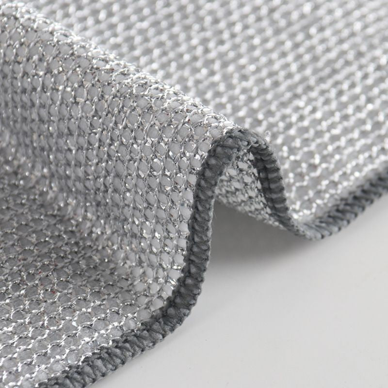 Topfreiniger aus Metall | Reinigungstücher für Küche und Pfannen | CleanFix (4 St.)