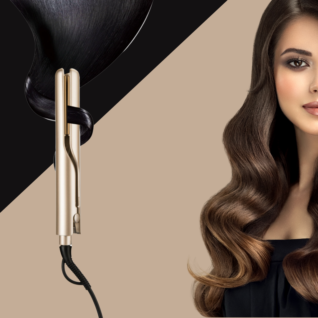 Lockenstab für perfekte Locken | Welleneisen und Warmluftbürste für Salonfrisuren | LockenLieb