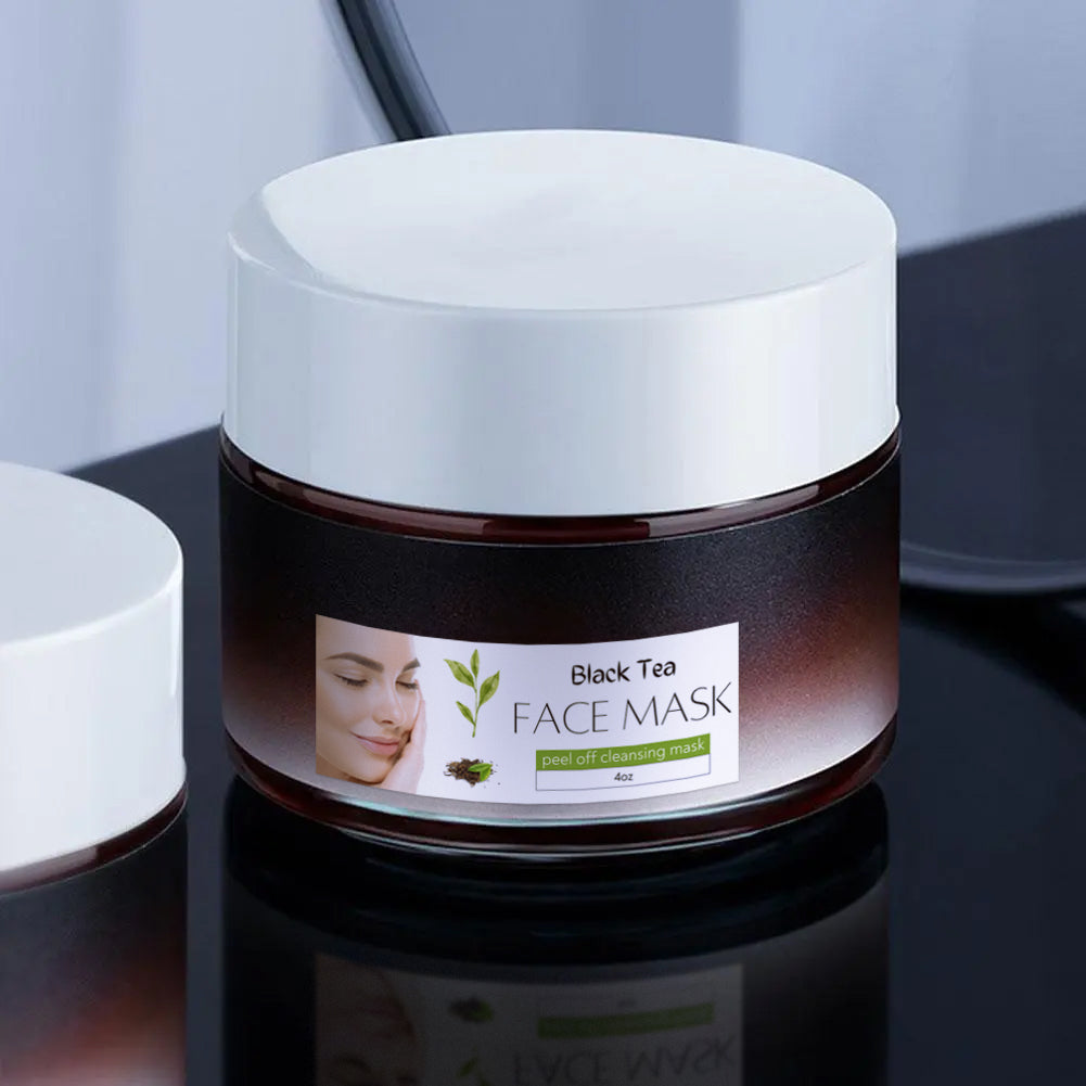 Peel Off Maske | Gesichtsmaske mit Schwarztee für verfeinerte Haut | HautGlanz