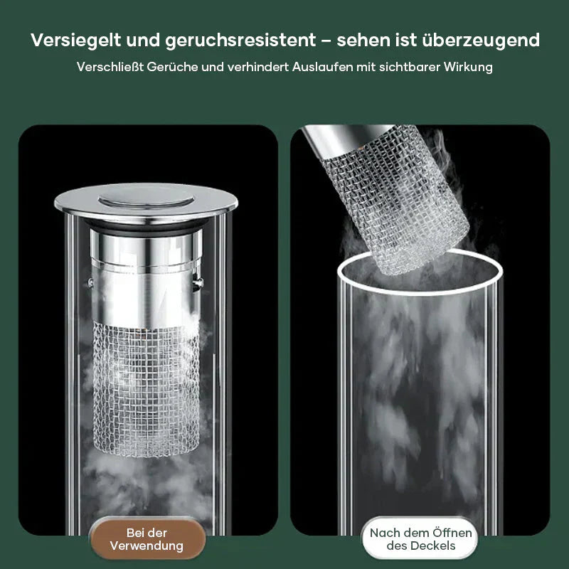 StoppFix | Edelstahl-Abflussschutz für freie Rohre