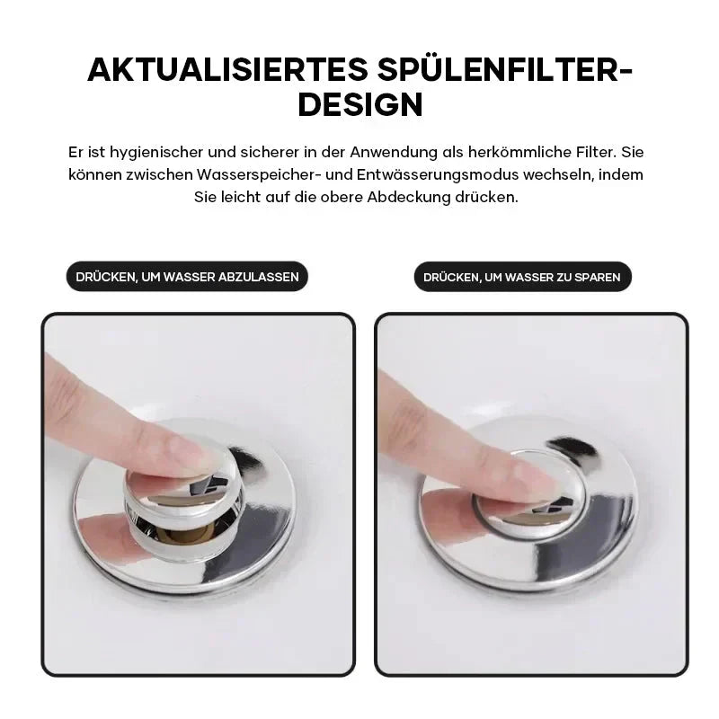 StoppFix | Edelstahl-Abflussschutz für freie Rohre