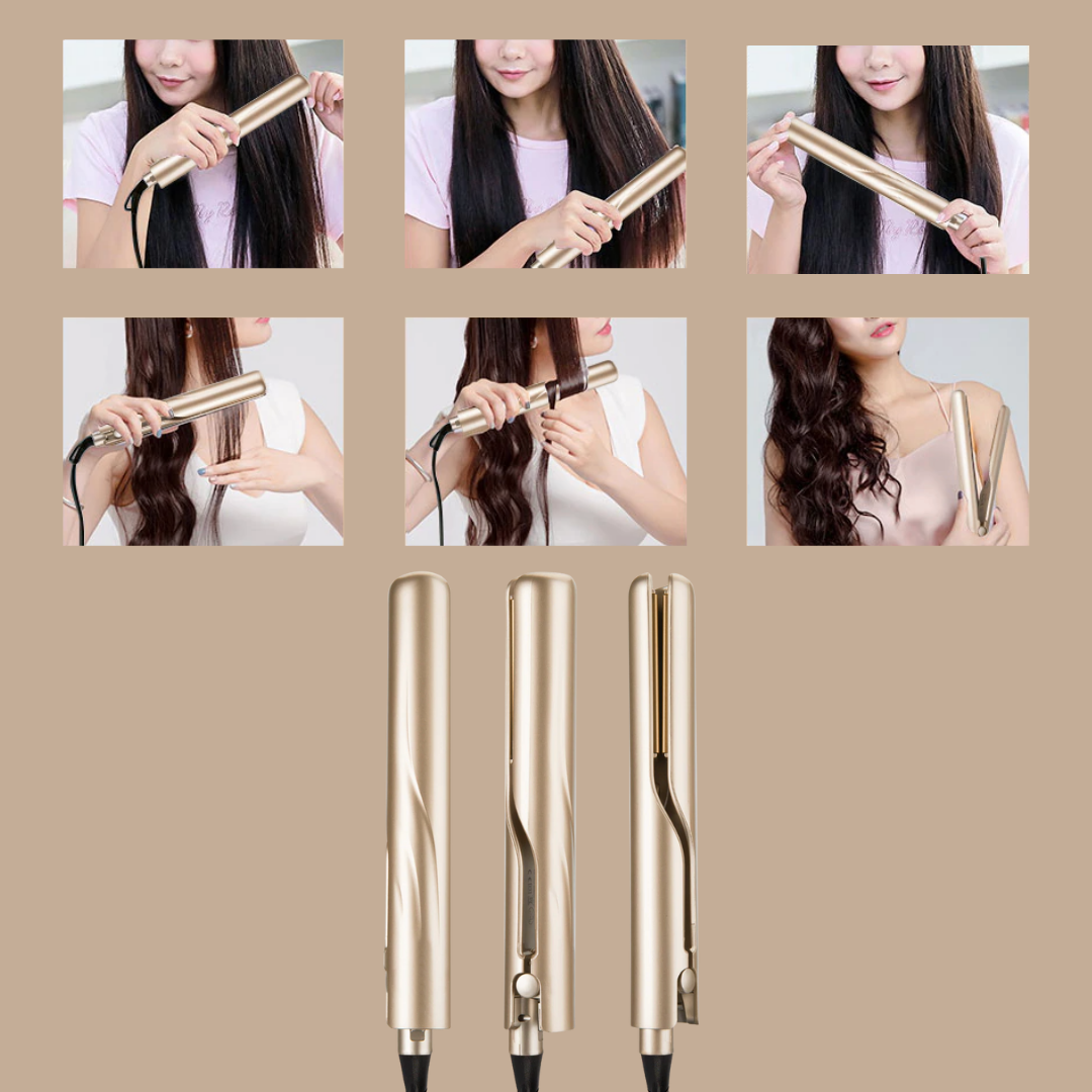 Lockenstab für perfekte Locken | Welleneisen und Warmluftbürste für Salonfrisuren | LockenLieb