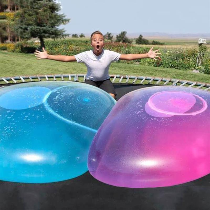 Aufblasbarer Spielball XXL | Bunter Gummiball für Kinder | BlubberBall