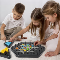 Schachspiel für Kinder | Schachbrett mit Gummibändern | SpielKnoten