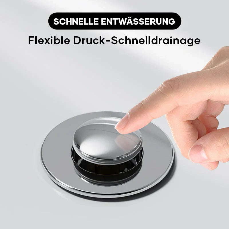 StoppFix | Edelstahl-Abflussschutz für freie Rohre