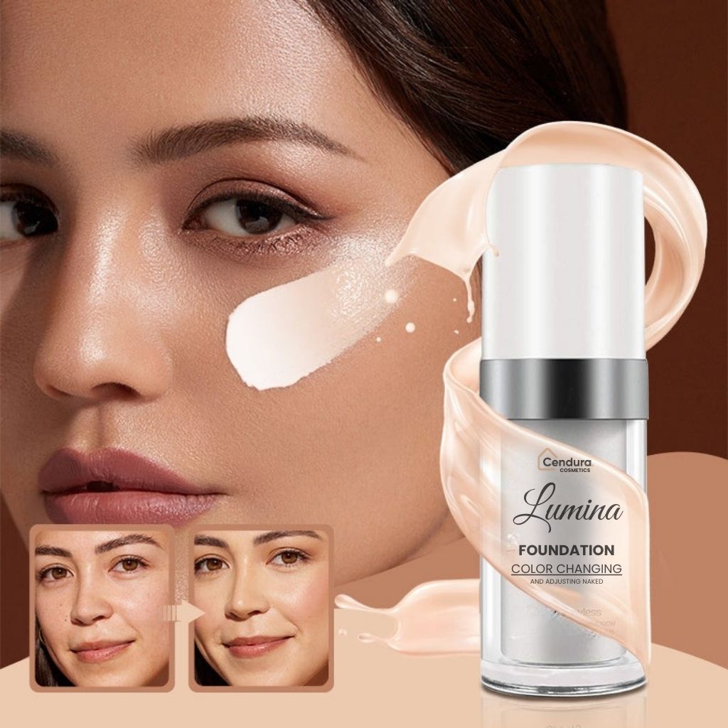 Foundation für reife und trockene Haut | Farbwechselnde Foundation | Lumina