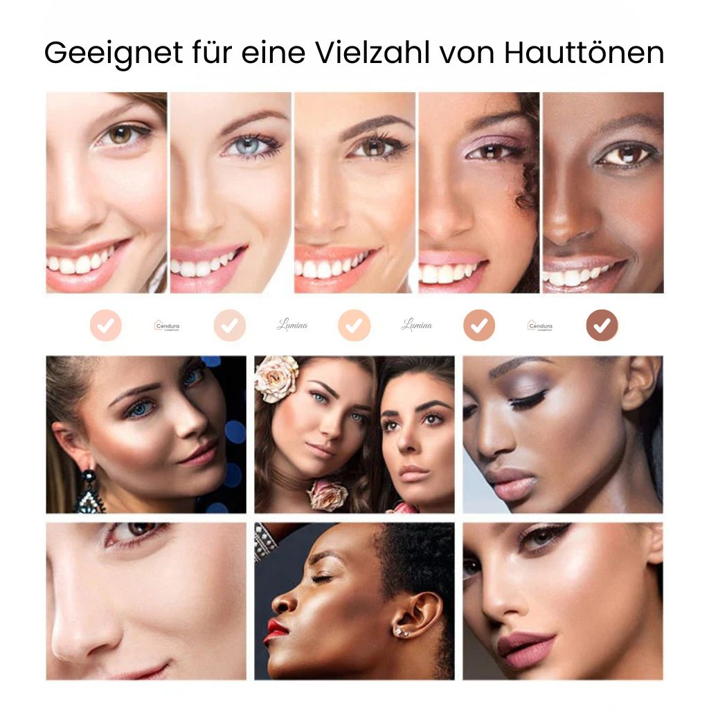 Foundation für reife und trockene Haut | Farbwechselnde Foundation | Lumina
