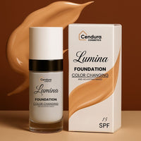 Foundation für reife und trockene Haut | Farbwechselnde Foundation | Lumina