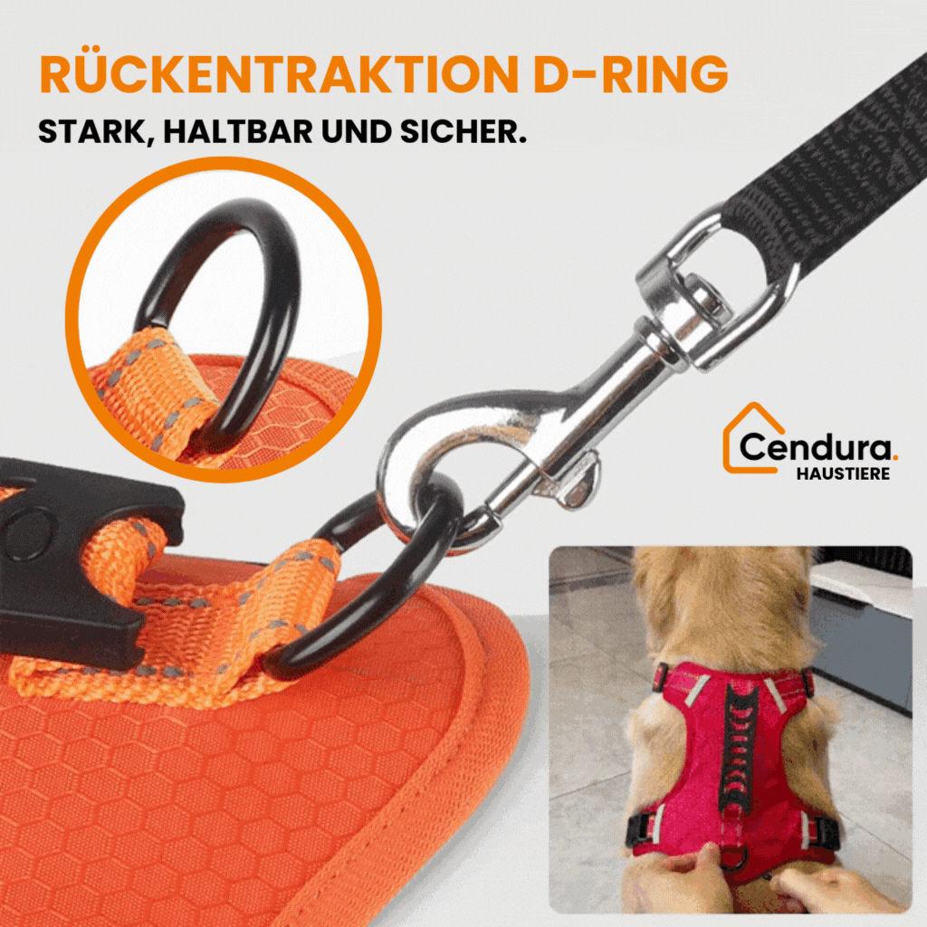 Hundegeschirr | Sicherheitsgeschirr für Hunde | Reflektierende Geschirr | HappyHund