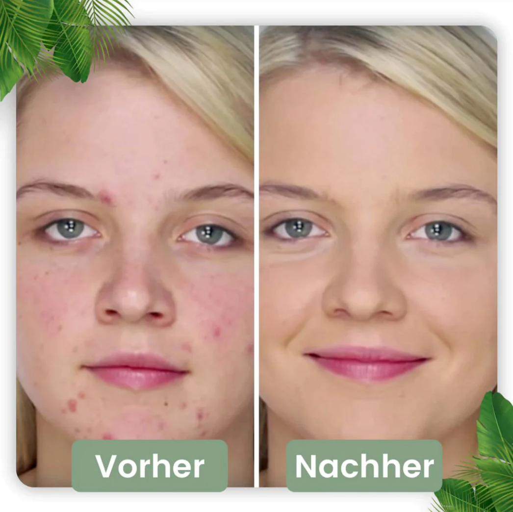 Reinigungsmaske Stick für Gesichtsreinigung | Naturkosmetik mit Grünteeextrakt für Hautpflege | LumiHaut