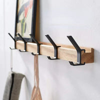 Garderobenhaken | Garderobenleiste Modern | Wandgarderobe aus Holz | NordHaken