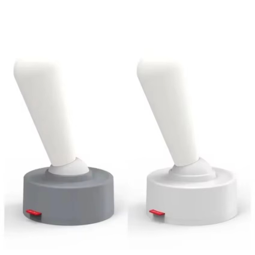 Nachttischlampe & Akku Tischleuchte | LED Dimmbare Stehlampe im modernen Joystick-Design | GlowDo