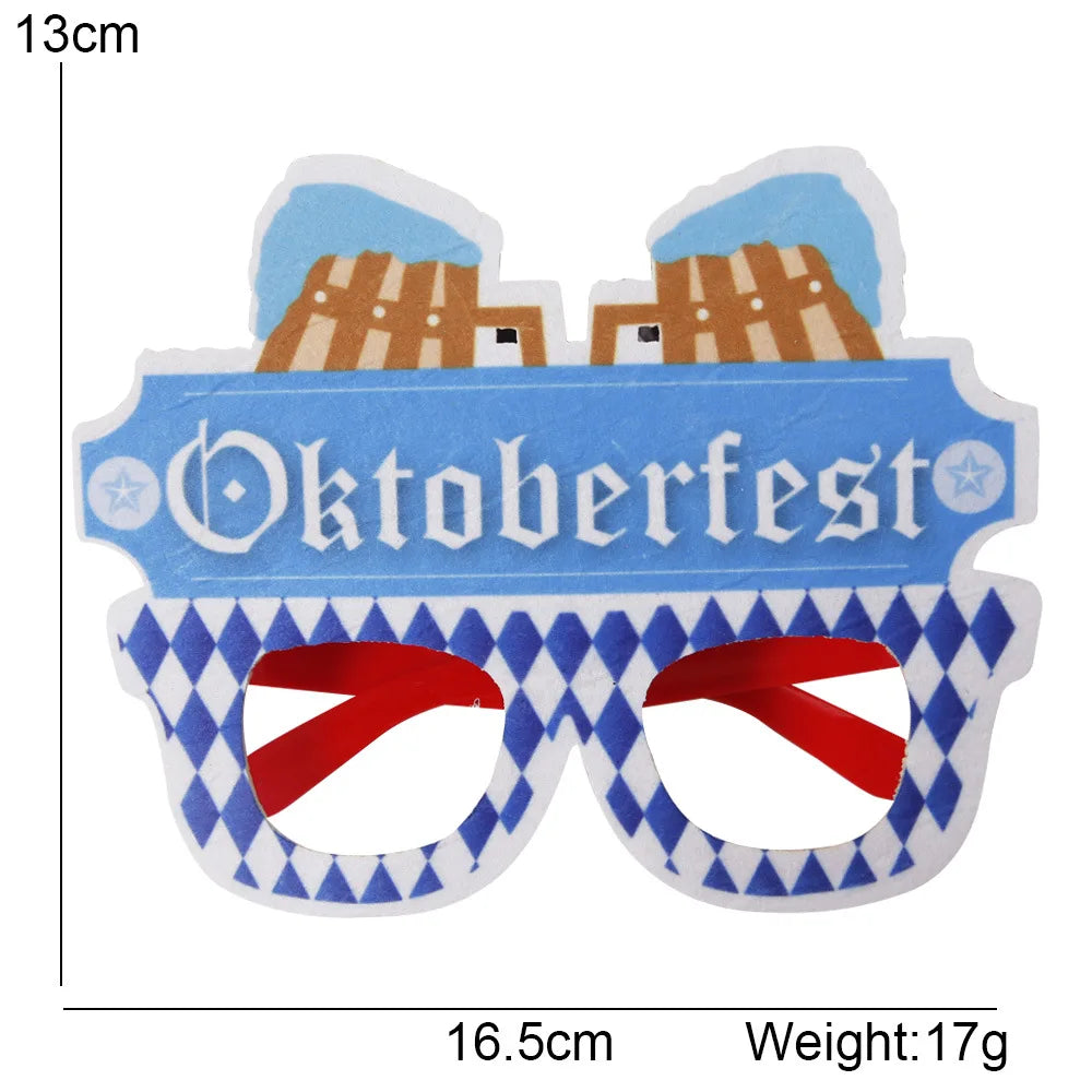 Oktoberfest Brille | Lustige Bierkrug Partybrillen für Wiesn & Fasching
