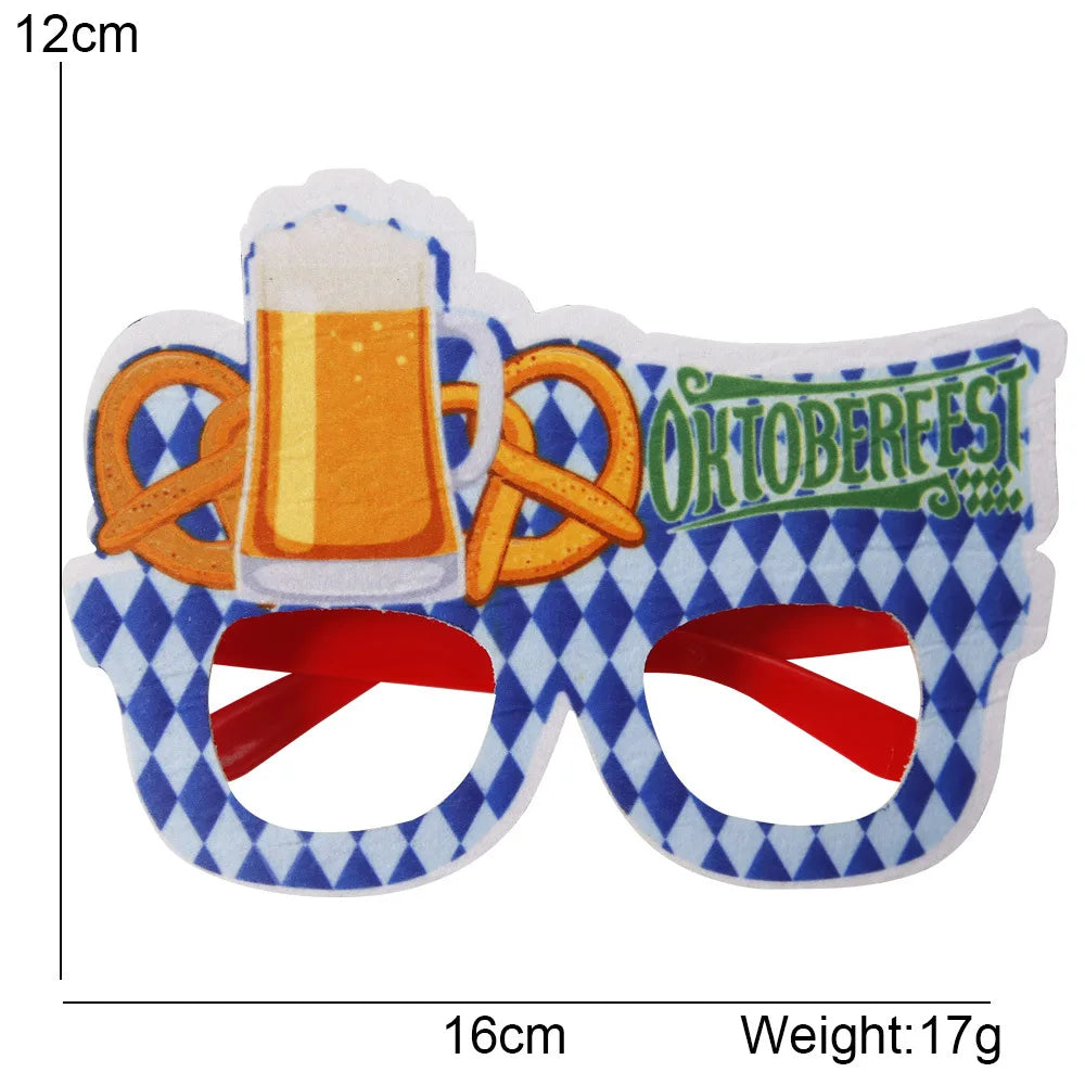 Oktoberfest Brille | Lustige Bierkrug Partybrillen für Wiesn & Fasching