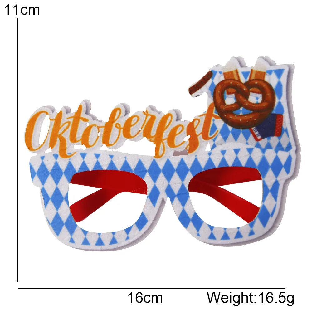 Oktoberfest Brille | Lustige Bierkrug Partybrillen für Wiesn & Fasching