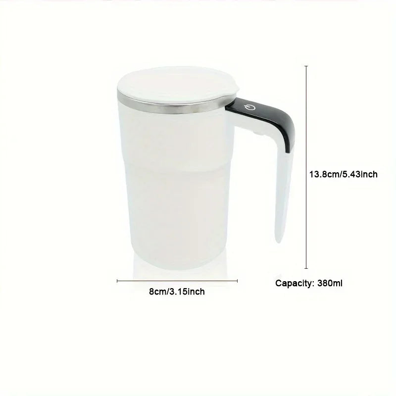 Selbstrührende Tasse mit LCD & USB | Automatischer Becher für Kaffee und mehr | RührMeister