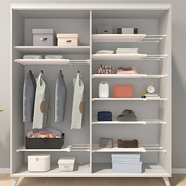 Teleskopregal Einlegeboden | Ausziehbares Regal und Schrank Organizer ohne Bohren | SchrankHeld