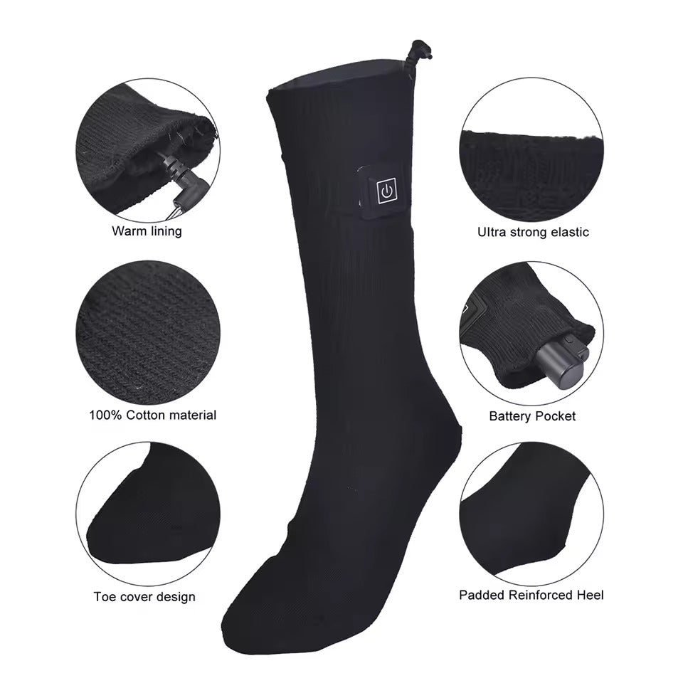 Beheizbare Socken | Elektrische Thermosocken für Damen & Herren | HeizSock