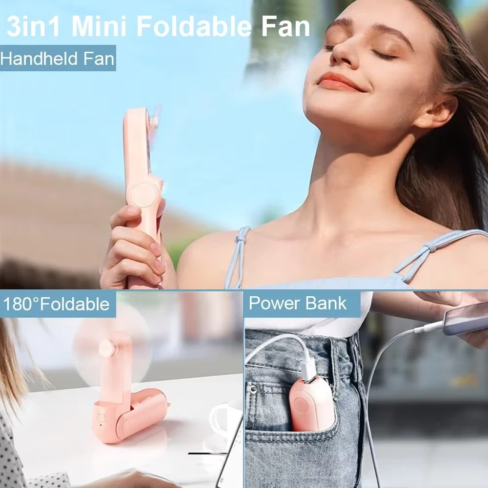 Handventilator | Ventilator mit USB & Taschenlampe | LuftBuddy