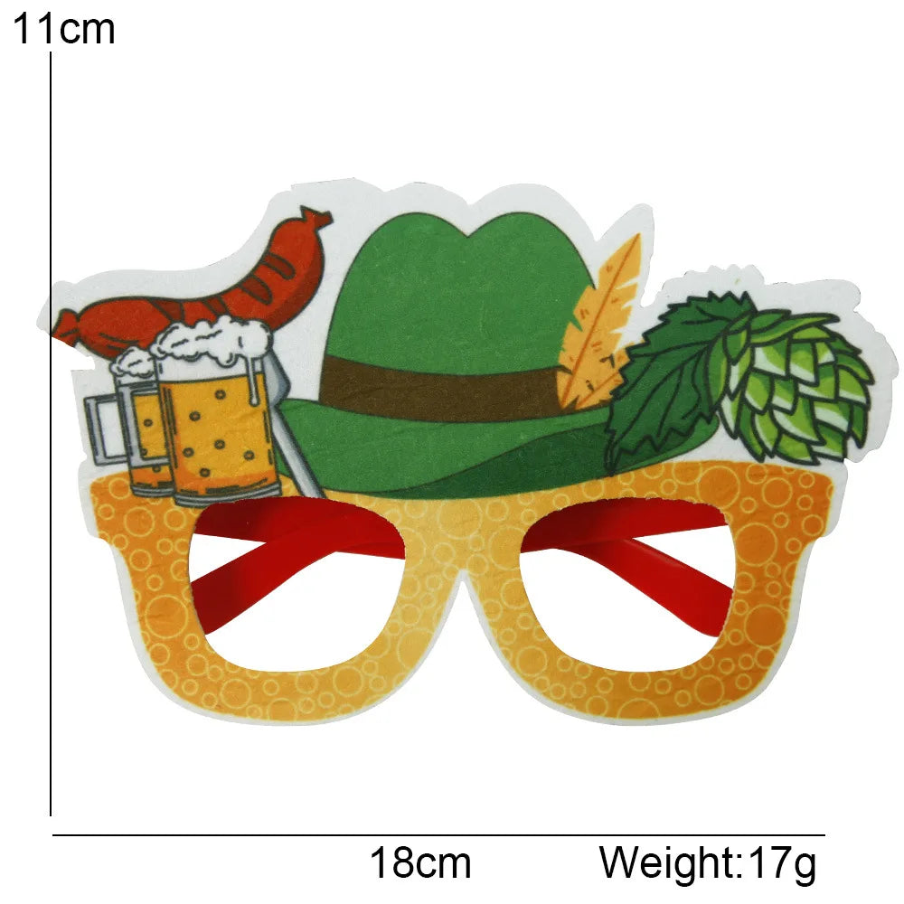 Oktoberfest Brille | Lustige Bierkrug Partybrillen für Wiesn & Fasching