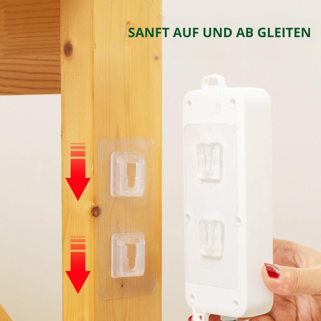 Klebehaken für Wand und Decke | Selbstklebende Haken ohne Bohren | KlebProfi
