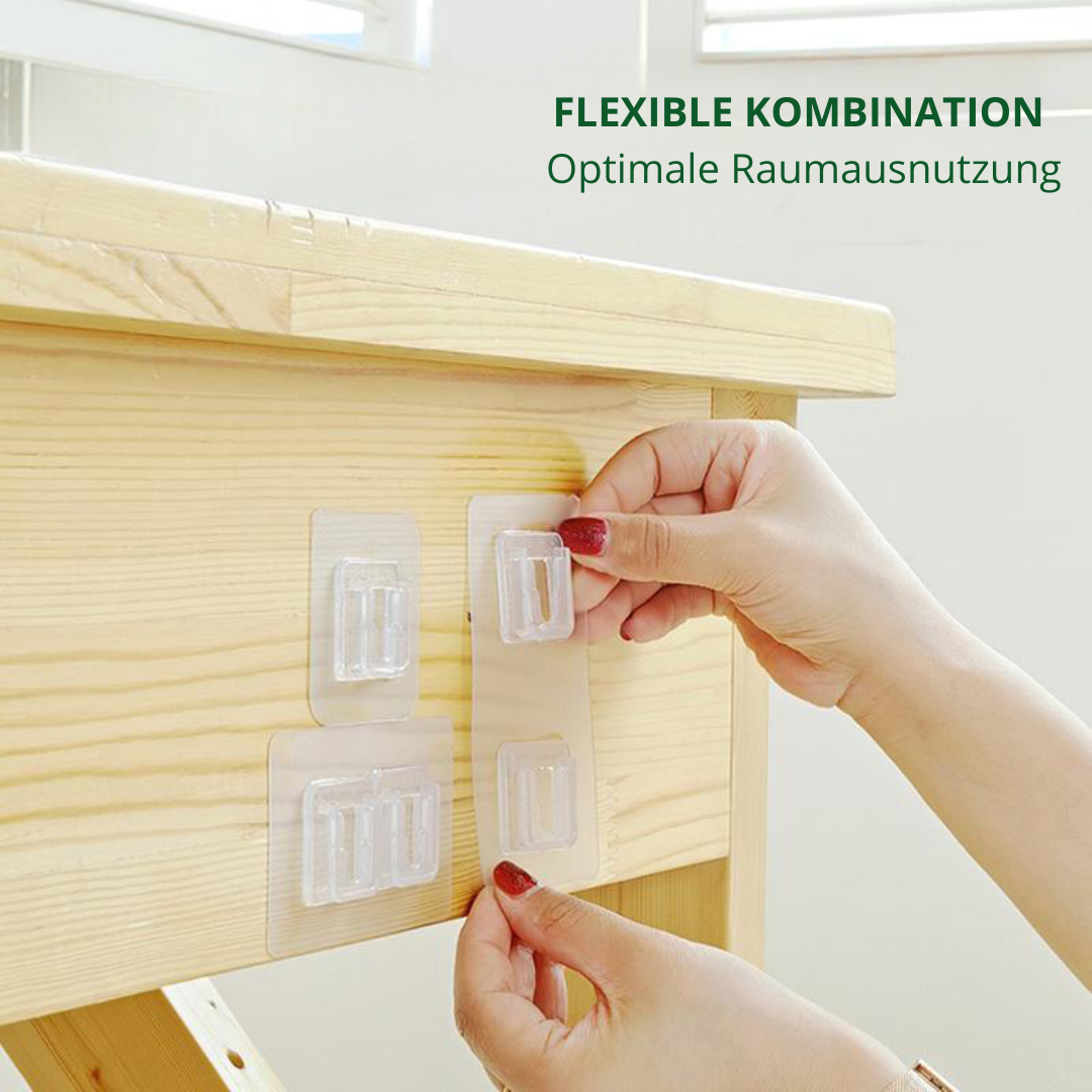 Klebehaken für Wand und Decke | Selbstklebende Haken ohne Bohren | KlebProfi