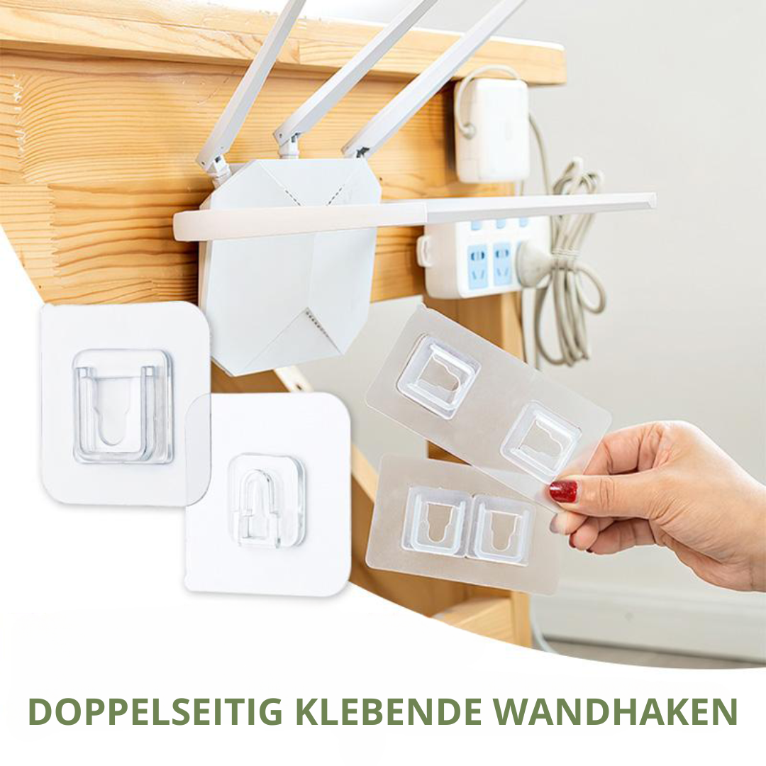 Klebehaken für Wand und Decke | Selbstklebende Haken ohne Bohren | KlebProfi