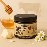 Beef Tallow Creme | Creme für natürliche Hautpflege | Feuchtigkeitscreme für Gesicht und Körper | TallowPure