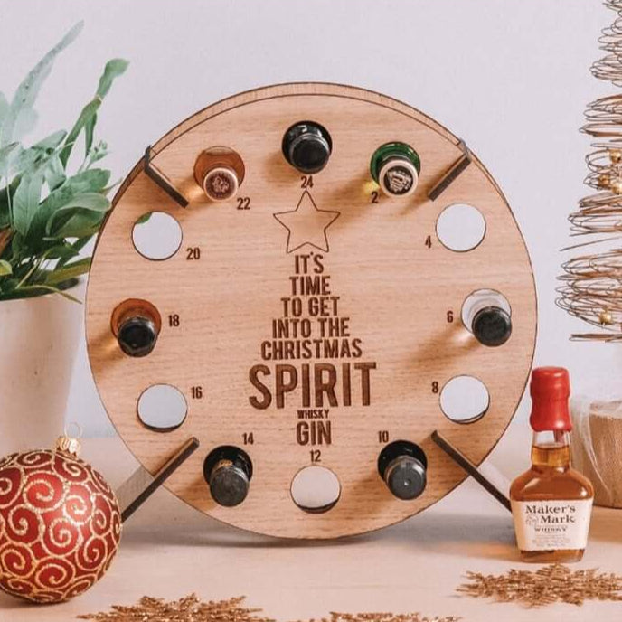 Adventskalender Männer | Bieradventskalender aus Holz | Weihnachtskalender | BierBaum