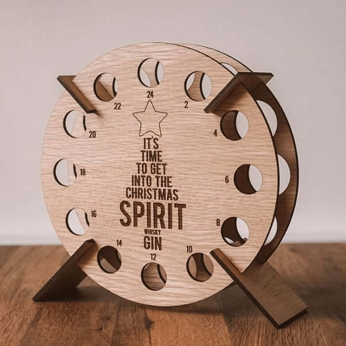 Adventskalender Männer | Bieradventskalender aus Holz | Weihnachtskalender | BierBaum