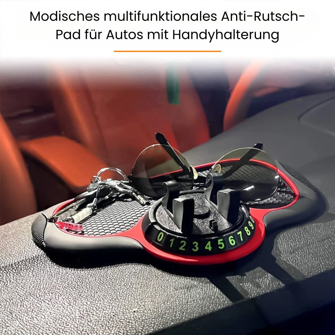 Antirutschmatte für Armaturenbrett im Auto | Rutschfeste Matte mit Handyhalter | DashGrip