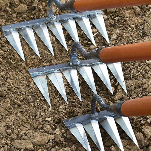Unkrautrechen für Gartenpflege | Robuster Gartenrechen | WurzelKraft