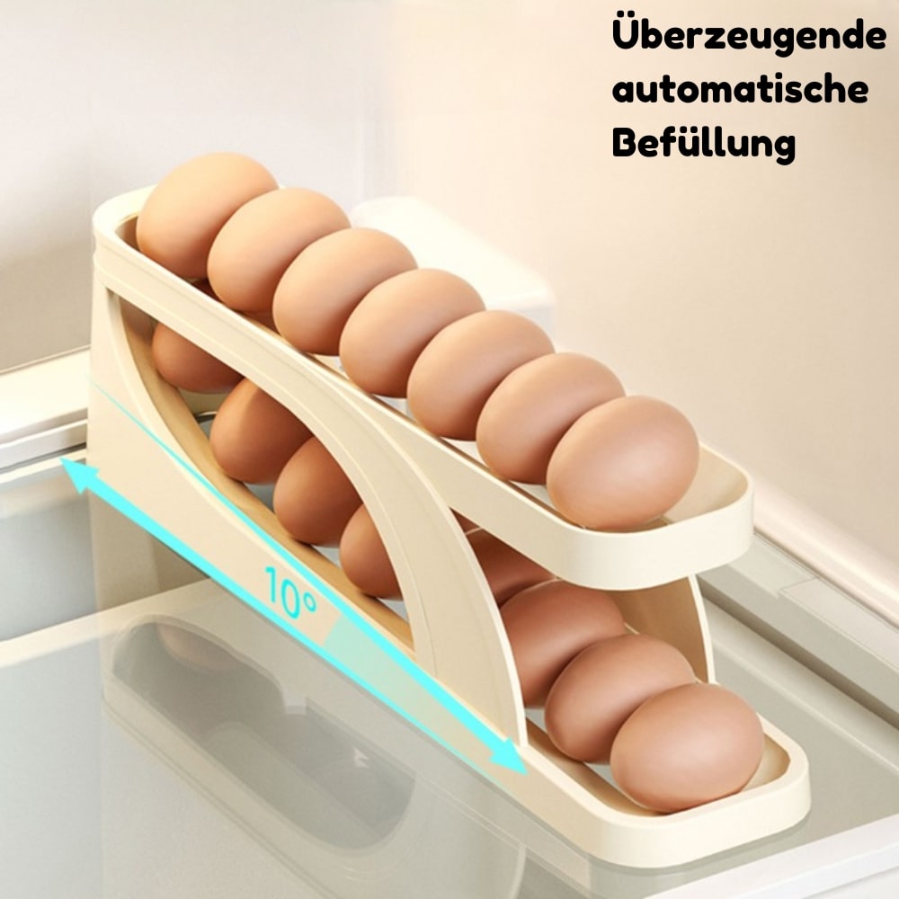 Eierhalter | Eieraufbewahrung für den Kühlschrank | EiRoller