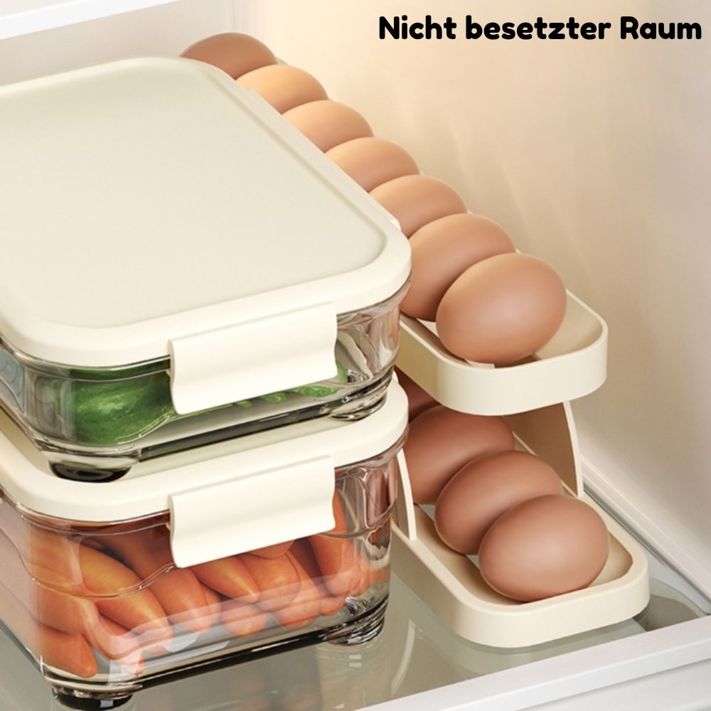 Eierhalter | Eieraufbewahrung für den Kühlschrank | EiRoller