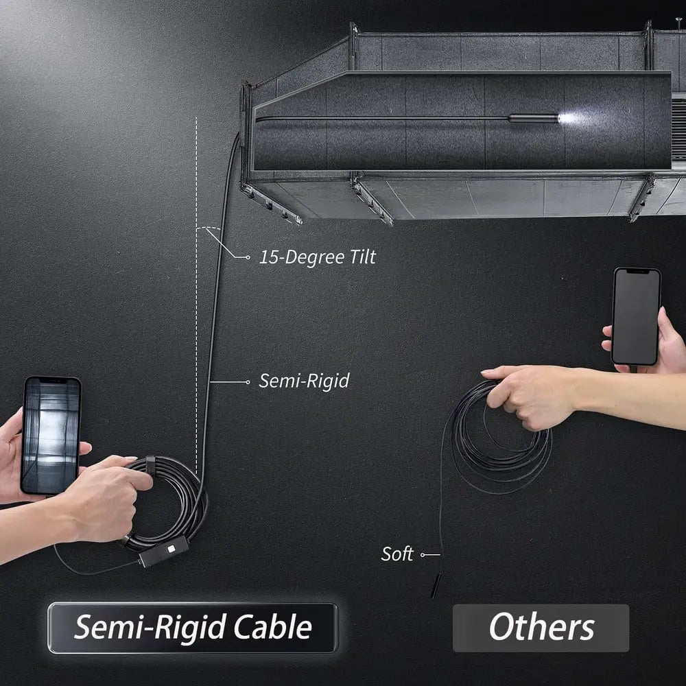Endoskop mit Kamera | Inspektionskamera für Handy mit 5 m Kabel | IntraView