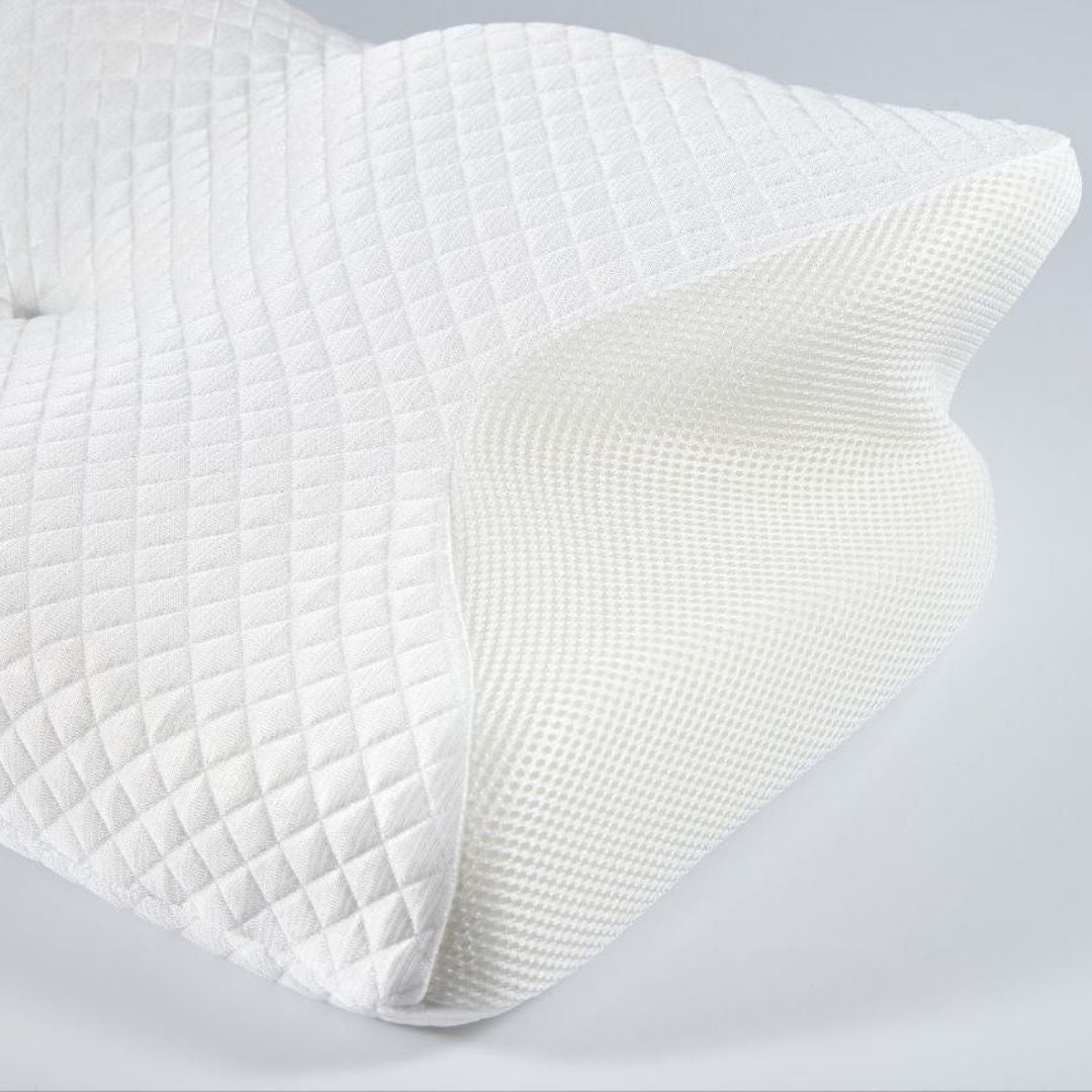 Nackenkissen | Orthopädisches Kissen für Seitenschläfer, Bauchschläfer & Rückenschläfer | ErgoDream
