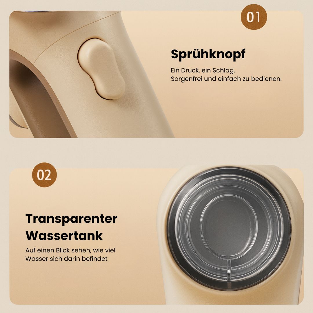 Dampfbügler | Tragbarer Dampfglätter | Handdampfbügler | FaltenFrei
