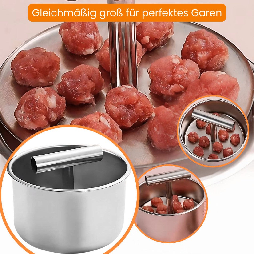 Fleischbällchen Former & Falafel Former für Perfekte Runde Formen | FleischKugel