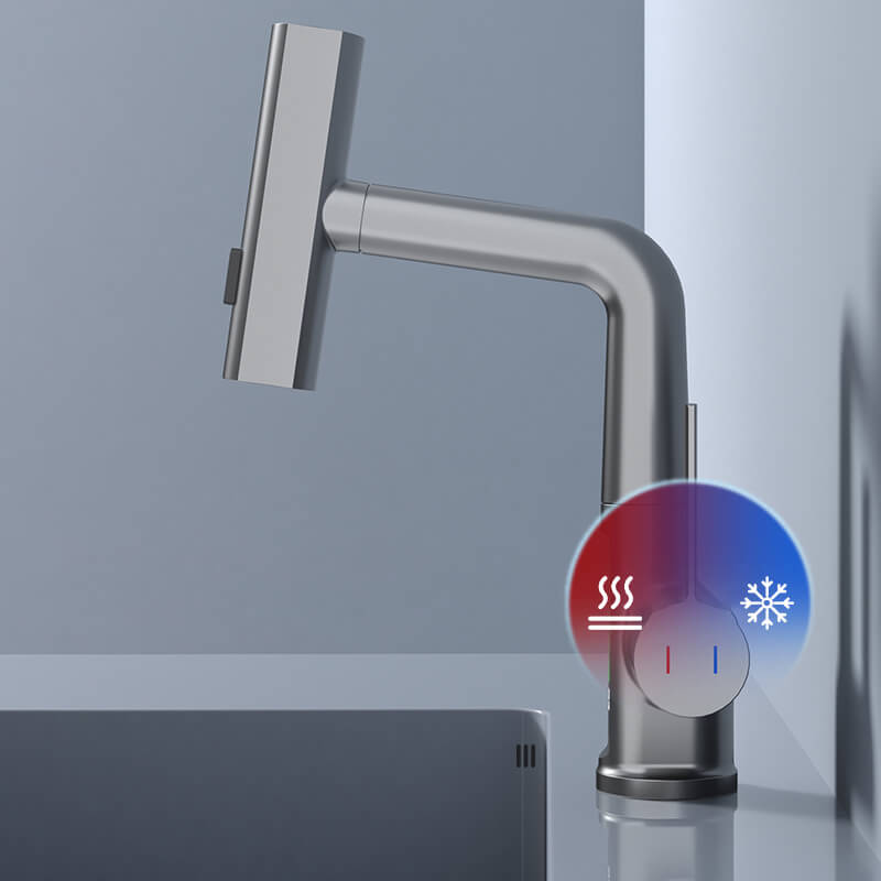 Wasserhahn Küche ausziehbar | Ausziehbare Küchenarmatur mit 5 Strahlmodi | FlexiHahn