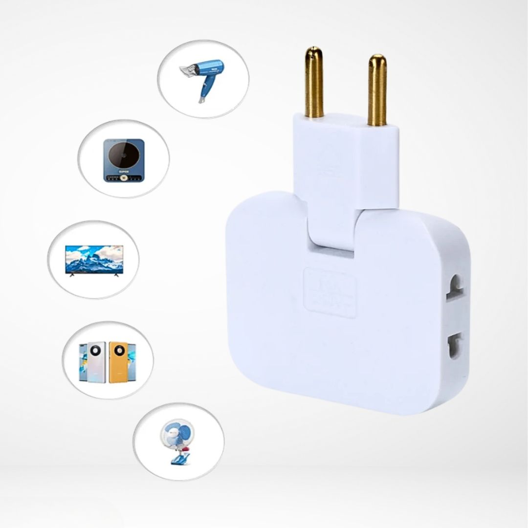 Flachstecker | Dreifach Flache Steckdose | FlexiPlug