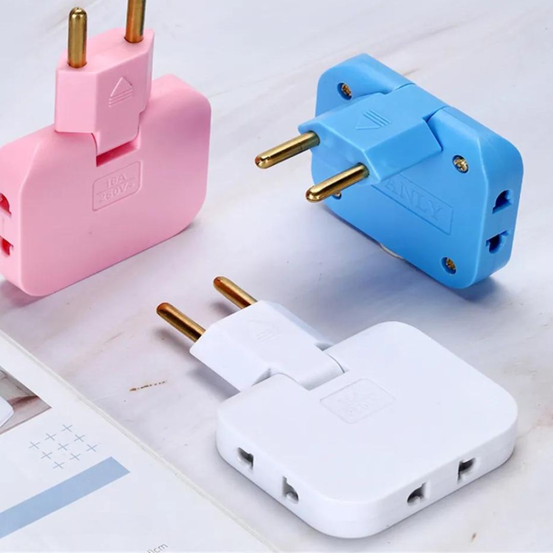 Flachstecker | Dreifach Flache Steckdose | FlexiPlug