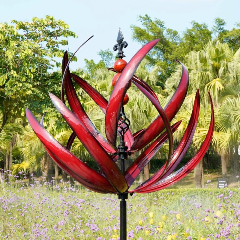 Wetterfahne aus Metall | Dekoration für Garten und Dach | FloraSpindel