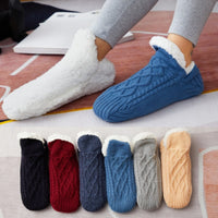 Kuschelsocken Damen & Herren | Stricksocken mit rutschfesten Sohlen | Stoppersocken | FußWärme