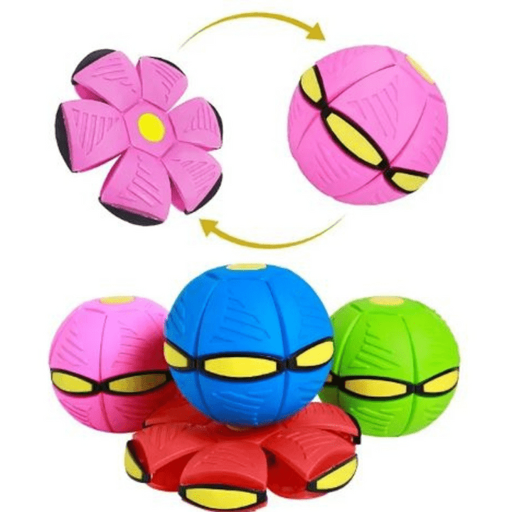 Hundespielzeug | 2-in-1 unkaputtbares Hundespielzeug | FlitzDisc