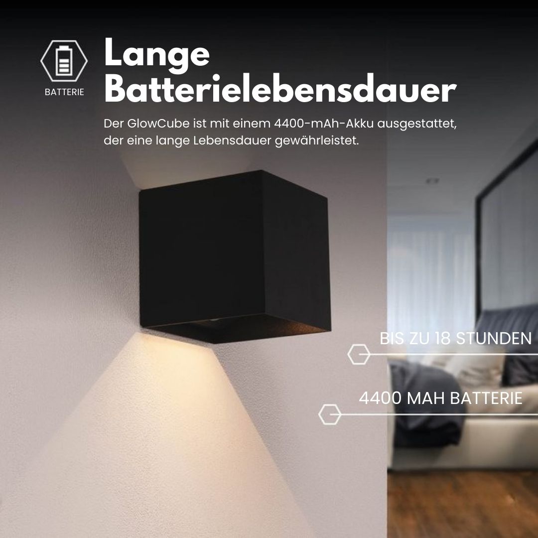 GlowCube | Luxuslicht ganz ohne Kabel mit Sensor