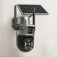 Überwachungskamera für Außen | WLAN Kamera mit Solarpanel | GuardVision