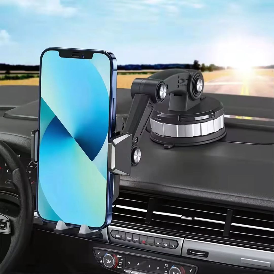 Handyhalterung für Auto | Handyhalter mit Saugnapf & 360° Drehung | LuxGrip