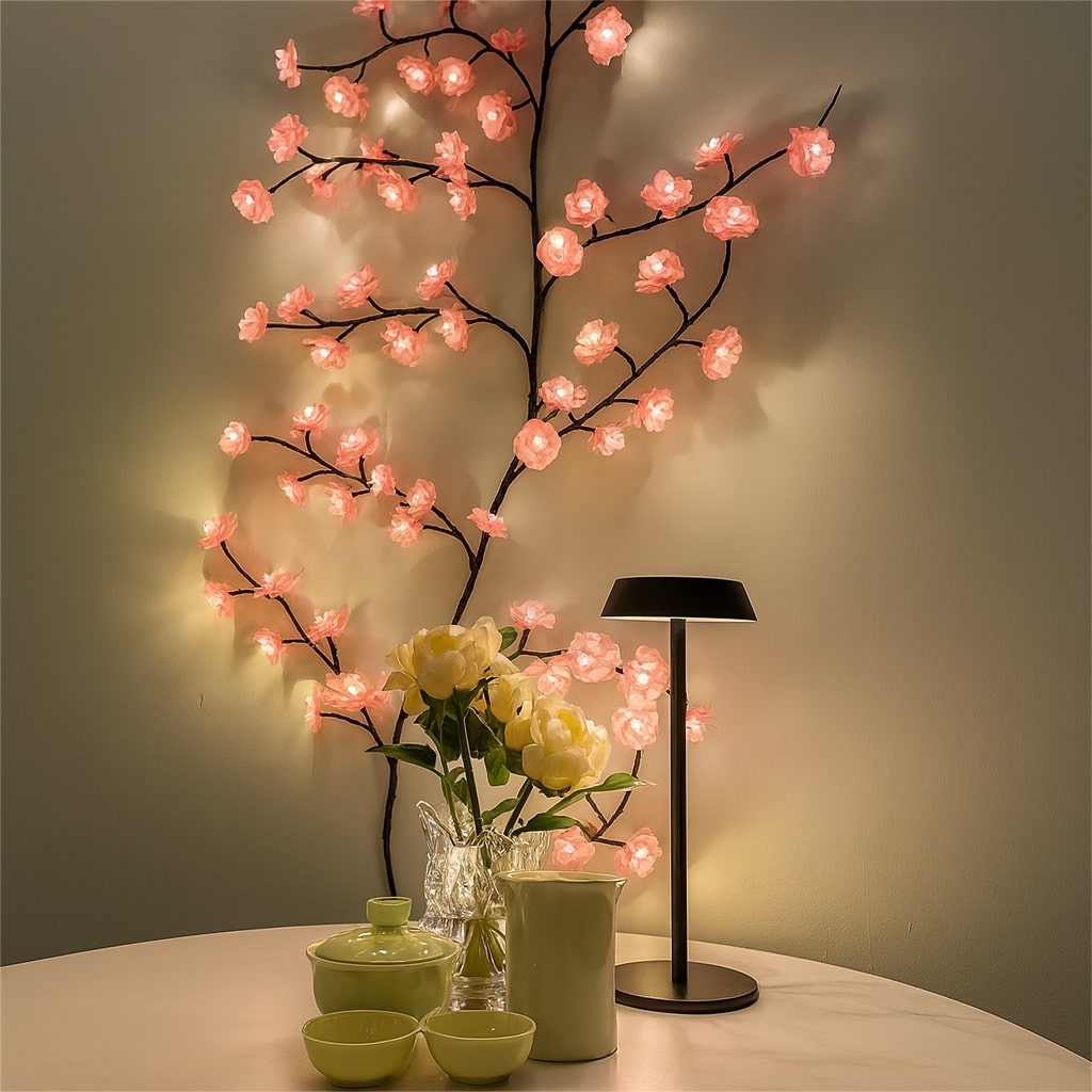 LED Herbstdeko | Herbstblumendeko | Deko Lichterkette | LichtBlüte